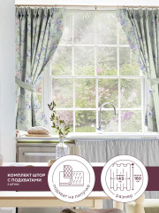 Комплект штор с подхватами - Фото 2