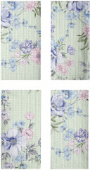 Комплект полотенец вафельных - Фото 1