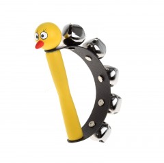 Игрушка музыкальная бубен «Звери» с колокольчиками, в ассортименте - Фото 1