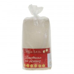 Простыня на резинке «Крем-брюле» (размер 160х200+20 см, бязь) - Фото 1