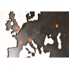 Пазл «Карта мира» черная (150х90 см) - Фото 3