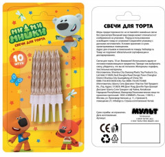 Набор свечей для торта «Ми-ми-мишки» - Фото 1
