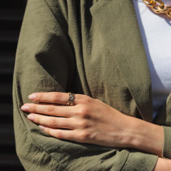 Кольцо «Волна» - Фото 1