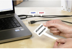 Этикетки самоклеящиеся полиэстерные для маркировки проводов - Фото 2