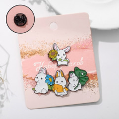 Набор значков «Зайчата» - Фото 1