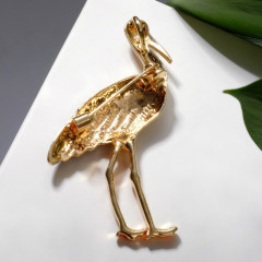 Брошь «Аист» - Фото 1