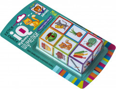 Умные кубики. Шумелки. 6 штук. Логопедические кубики. Мой рыжий кот - Фото 1