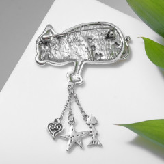 Брошь «Кот» - Фото 1