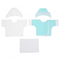 Комплект на выписку демисезонный, 6 предметов, цвет ментол - Фото 1