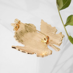 Брошь «Лист кленовый» - Фото 1