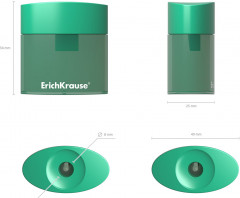 Точилка пластиковая «SMART & SHARP» на одно отверстие - Фото 3