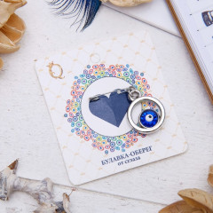 Булавка-оберег «Круг с глазиком» - Фото 1