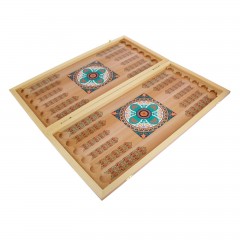 Нарды-шашки большие «Вороной» (60х30 см) - Фото 3