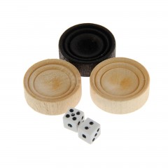 Нарды-шашки большие «Вороной» (60х30 см) - Фото 1