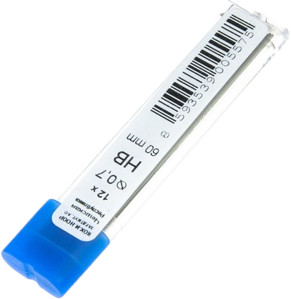 Грифели для механических карандашей HB, 12 штук