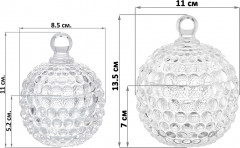 Набор горшочков для меда «Пузырьки» - Фото 1