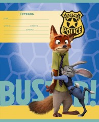 Тетрадь школьная «Зверополис - 3», 12 листов, клетка - Фото 4