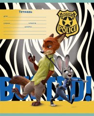 Тетрадь школьная «Зверополис - 3», 12 листов, клетка - Фото 2