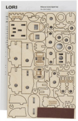 Конструктор из дерева мини «Робот» - Фото 2