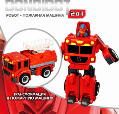 Трансформер-конструктор «Робот-пожарная машина автовышка» - Фото 1