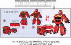 Трансформер-конструктор «Робот-пожарная машина автовышка» - Фото 4