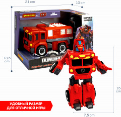 Трансформер-конструктор «Робот-пожарная машина с водометом» - Фото 2