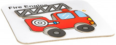 Раскраска-пазл многоразовая «Пожарная машина» - Фото 8