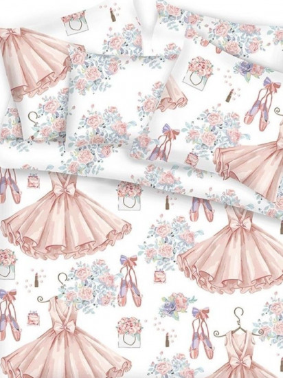 Простыня на резинке «Балерины»