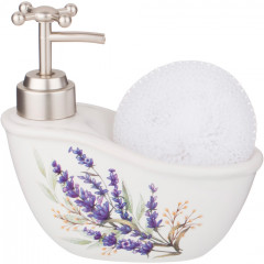 Дозатор для моющего средства с губкой - Фото 1