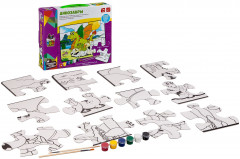 Пазл для раскрашивания «Динозавры» - Фото 8