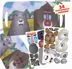 Набор наклеек «Забавные мордашки» - Фото 6