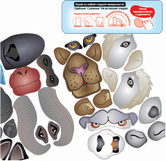 Набор наклеек «Забавные мордашки» - Фото 7