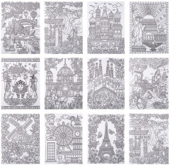 Раскраска-антистресс «Достопримечательности мира» - Фото 2