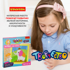 Печворк без иглы «Слоненок» - Фото 6