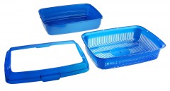 Туалет с сеткой и бортиком, цвет в ассортименте - Фото 2