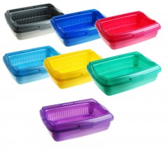 Туалет с сеткой и бортиком, цвет в ассортименте - Фото 1