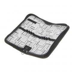 Пенал «Классика», односекционный, 90х190 мм, черный, экокожа - Фото 1