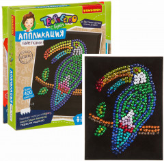 Аппликация пайетками «Птица тукан» - Фото 1