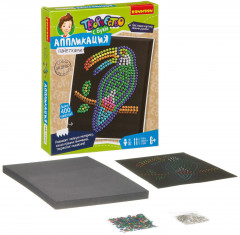 Аппликация пайетками «Птица тукан» - Фото 11