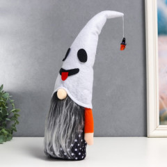 Кукла интерьерная «Гном в колпаке-приведение» - Фото 1