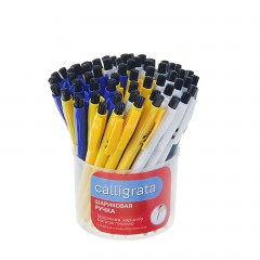 Ручка шариковая автоматическая, цветной корпус - Фото 1