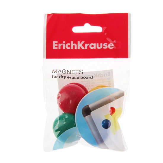 Магниты «Erich Krause», 8 штук, 3 см