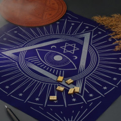 Скатерть для гадания бархатная «Глаз Оракула» - Фото 1