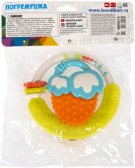 Набор погремушек-прорезывателей «Колечко с солнцем, ягодка» - Фото 5