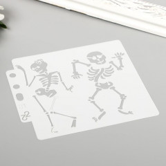 Трафарет «Танцующие скелеты» - Фото 1