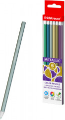 Набор карандашей цветных «Metallic» - Фото 1