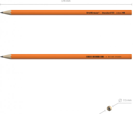Карандаш чернографитный «Standard 100»