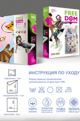 Комплект постельного белья «Коты в Космосе» - Фото 2