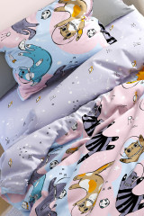 Комплект постельного белья «Коты в Космосе» - Фото 1