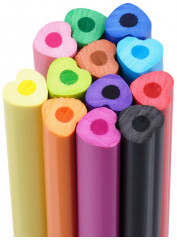 Набор карандашей цветных «Сердечко» - Фото 3